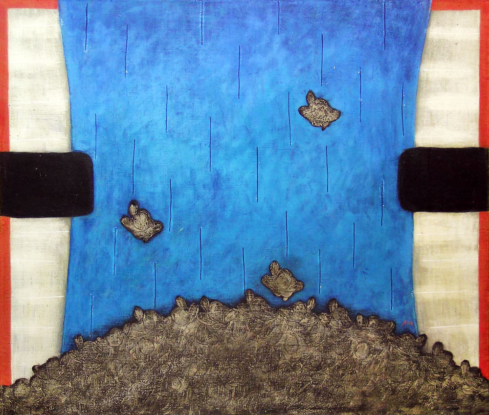 «Маси і вожаки». 1998. Полотно олія